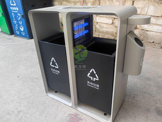 太陽(yáng)能滅蚊燈垃圾桶助力廣東梅州打造智慧城市