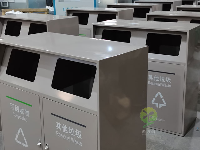 提升公共空間品質(zhì)，深圳金屬垃圾桶助你一臂之力